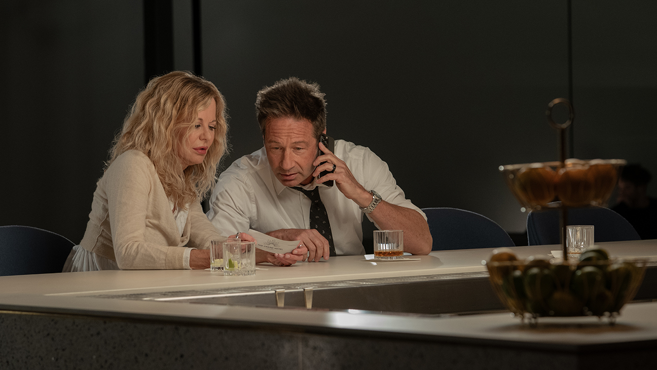 Meg Ryan and David Duchovny in 'What Happens Later'